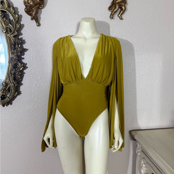 Club L London Mustard romper - Picture 1 of 7